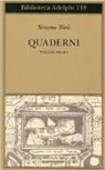 Simone Weil, G. Gaeta - Weil, S: Quaderni