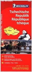Michelin - Michelin Karte Tschechische Republik. République tchèque