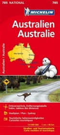 Michelin - Michelin Karte Australien. Australie