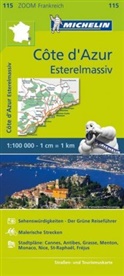MICHELI, Michelin - Michelin Karte Côte d'Azur - Esterelmassiv. Cote d' Azur, Massif de l' Esterel