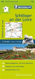 Michelin - Michelin Karte Schlösser an der Loire. Val de Loire et ses châteaux