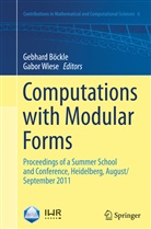 Gebhar Böckle, Gebhard Böckle, Wiese, Wiese, Gabor Wiese - Computations with Modular Forms