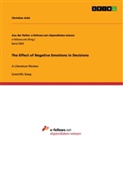 Christian Acht - The Effect of Negative Emotions in Decisions