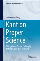Hein van den Berg, Hein van den Berg - Kant on Proper Science