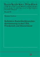 Hanno Gorius - Kollektive Kartelldeliktsrechtsdurchsetzung in den USA, Frankreich und Deutschland