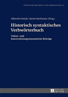 Albrecht Greule, Jarmo Korhonen, Albrecht Greule, Jarmo Korhonen - Historisch syntaktisches Verbwörterbuch