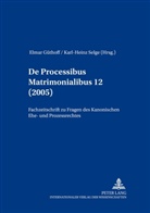 Elmar Güthoff, Karl-Heinz Selge - De processibus matrimonialibus