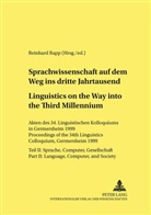 Reinhard Rapp - Sprachwissenschaft auf dem Weg in das dritte Jahrtausend / Linguistics on the Way into the Third Millennium