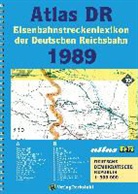 für Verkehrswesen der DDR, für Verkehrswesen der DDR, Haral Rockstuhl, Harald Rockstuhl - ATLAS DR 1989 - Eisenbahnstreckenlexikon der Deutschen Reichsbahn