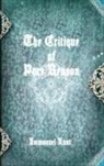 Immanuel Kant - The Critique of Pure Reason