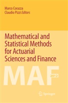 Marc Corazza, Marco Corazza, Pizzi, Pizzi, Claudio Pizzi - Mathematical and Statistical Methods for Actuarial Sciences and Finance