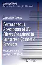 Zacarías León González, Zacarías León González - Percutaneous Absorption of UV Filters Contained in Sunscreen Cosmetic Products