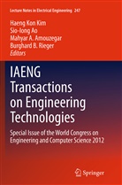 Mahyar A Amouzegar et al, Mahyar A. Amouzegar, Sio-Ion Ao, Sio-Iong Ao, Haeng Kon Kim, Burghard B. Rieger - IAENG Transactions on Engineering Technologies
