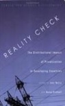 N Birdsall, Nancy Birdsall, John Nellis - Reality Check