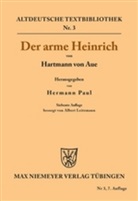 Hartmann von Aue, Hartmann von Aue, Hartmann von Aue, LEITZMANN, Leitzmann, Albert Leitzmann... - Der arme Heinrich