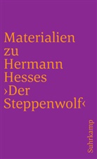 Volke Michels, Volker Michels - Materialien zu Hermann Hesses »Der Steppenwolf«