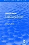 Philip C. Kolin, Kolin Philip C. - Routledge Revivals: David Rabe (1988)