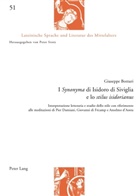 Giuseppe Botturi - I «Synonyma» di Isidoro di Siviglia e lo «stilus isidorianus»
