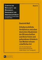 Dominik Woll, Dominik Michael Woll - Urheberrechtliche Verhältnisse zwischen deutschen Akademien der Wissenschaften und ihren freien und gebundenen Urhebern von Werken wissenschaftlicher Art