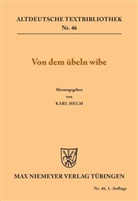 Karl Helm - Von dem übeln wîbe