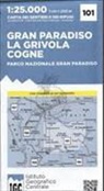 IGC Wanderkarte Gran Paradiso, La Grivola, Cogne