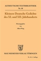 Alber Waag, Albert Waag - Kleinere Deutsche Gedichte des XI. und XII. Jahrhunderts
