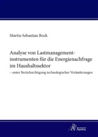 Martin Bock - Analyse von Lastmanagementinstrumenten für die Energienachfrage im Haushaltssektor - unter Berücksichtigung technologischer Veränderungen