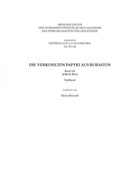 Klaus Maresch, Birgit Haneklaus, Birgitt Haneklaus, Klaus Maresch - Die verkohlten Papyri aus Bubastos. Bd.3,B
