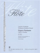 Joachi Andersen, Joachim Andersen, Wolfgang Amadeu Mozart, Wolfgang Amadeus Mozart, Henne Eppel, Henner Eppel - Figaro-Fantasie für 4 Flöten