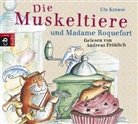 Ute Krause, Andreas Fröhlich, Ute Krause - Die Muskeltiere und Madame Roquefort, 4 Audio-CDs (Hörbuch)