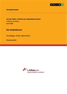 Christoph Bender - Die Saldotheorie