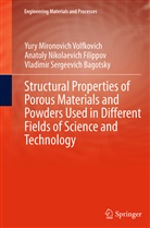 Vladimir Sergeevich Bagotsky, Anatoly Niko Filippov, Anatoly Nikolaevich Filippov, Yury Mironovic Volfkovich, Yury Mironovich Volfkovich - Structural Properties of Porous Materials and Powders Used in Different Fields of Science and Technology