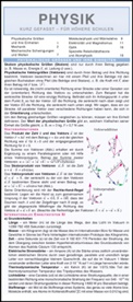 Pavel Leischner, Pavel (RNDr.) Leischner - Leporello: Physik kurz gefasst - Alle wichtigen Themen im Überblick