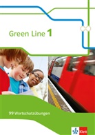 Kathry Harper, Kathryn Harper, Arnd Nadolny, Harald Weisshaar - Green Line, Neue Ausgabe für Gymnasien (2014) - 1: Green Line 1 - 99 Wortschatzübungen mit Lösungen Klasse 5