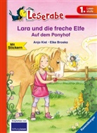 Elke Broska, Anja Kiel, Elke Broska - Leserabe 1. Lesestufe - Lara und die freche Elfe. Auf dem Ponyhof