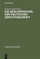 Gerhar Nehlert, Gerhard Nehlert - Die Beschränkung der deutschen Gerichtsbarkeit