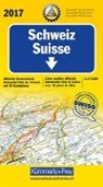 Hallwag Kümmerly+Frey AG, Hallwa Kümmerly+Frey AG - Schweiz Suisse ACS 2017 1:275 000