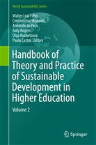Paula Castro, Arminda Do Paço, Arminda do Paço et al, Olga Kuznetsova, Walter Leal Filho, Arminda do Paço... - Handbook of Theory and Practice of Sustainable Development in Higher Education