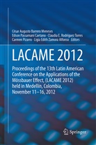César Augusto Barrero Meneses, E Rodríguez Torres et al, Edso Passamani Caetano, Edson Passamani Caetano, Carmen Pizarro, Claudia E. Rodríguez Torres... - LACAME 2012