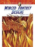 Aaron Pocock - Creative Haven Winged Fantasy Designs Coloring Book
