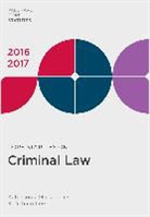 Kate Cook, Kate James Cook, Mark James, Richard Lee - Core Statutes on Criminal Law