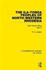 M. A. Jaspan, Jaspan M. A. - Ila-Tonga Peoples of North-Western Rhodesia