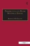 Richard McGregor, Richard McGregor, McGregor Richard - Perspectives on Peter Maxwell Davies