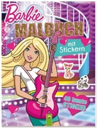 Barbie Malbuch mit Stickern