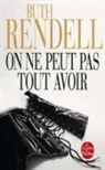 Johan-Frédérik Hel-Guedj, Rendell, Ruth Rendell, Ruth (1930-2015) Rendell, Ruth Rendell - On ne peut pas tout avoir