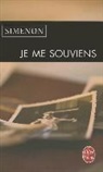 Georges Simenon, G. Simenon, Georges Simenon, Georges (1903-1989) Simenon, Simenon-g - Je me souviens... : pedigree de Marc Simenon avec le portrait de quelques oncles, tantes, cousins, cousines et amis d...