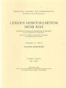 Michael Bernhard - Lexicon Musicum Latinum Medii Aevi 17. Faszikel - Fascicle 17 (sono - tempus)