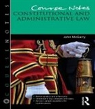 John Mcgarry - Course Notes: Constitutional and Administrative Law
