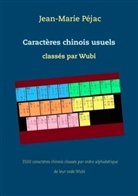 Jean-Marie Péjac - Caractères chinois usuels classés par Wubi