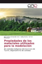 Barle Banda, Barley Banda, Echeni, Carmen Echenique, Jose Rodrig Hernandez Avila, Jose Rodrigo Hernandez Avila - Propiedades de los materiales utilizados para la modelación